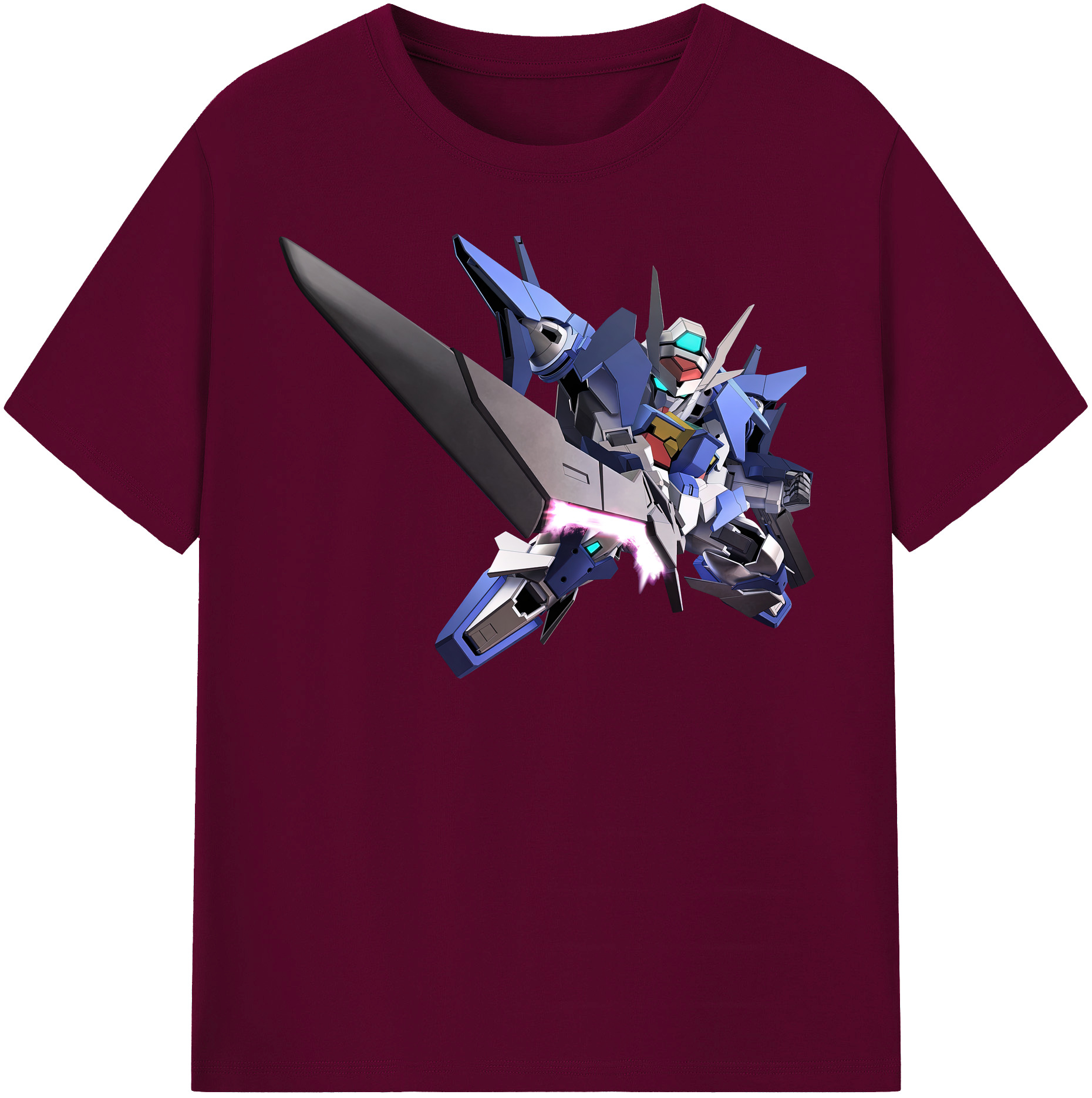 （画像用） 機動戦士ガンダム Mobile Suit Gundam レディースカジュアルプリントTシャツ（綿100％）